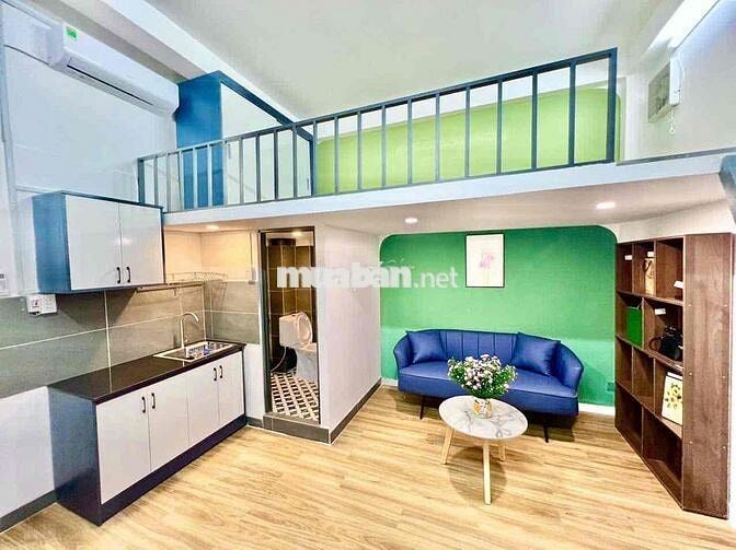 CĂN HỘ 60m2 2PN GẦN ĐH VĂN LANG FULL NỘI THẤT, BAN CÔNG, gần Gò Vấp,Q1
