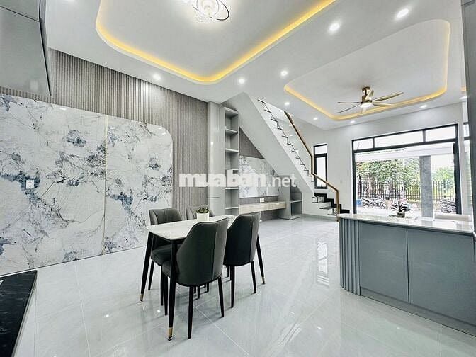 NHÀ 1 TRỆT 1 LẦU – PHÚ HÒA   1 trệt 1 lầu, sân ô tô, , 3PN, bếp, 2WC