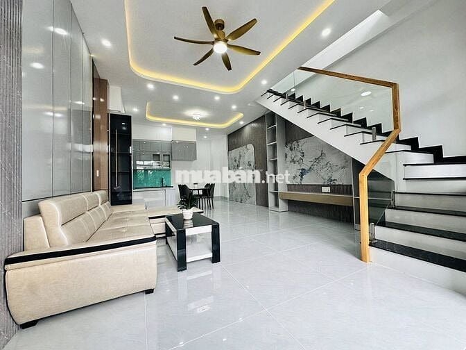 NHÀ 1 TRỆT 1 LẦU – PHÚ HÒA   1 trệt 1 lầu, sân ô tô, , 3PN, bếp, 2WC