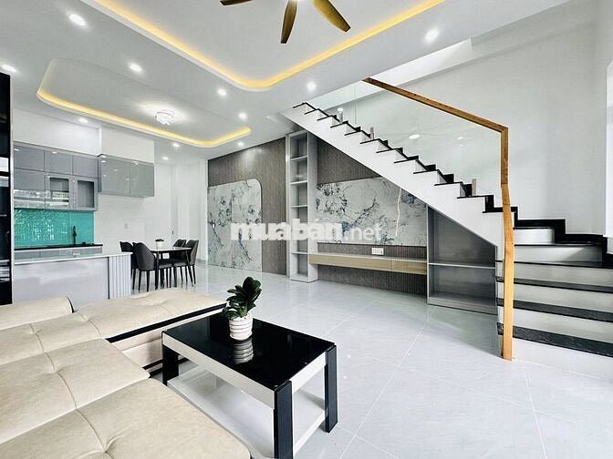 NHÀ 1 TRỆT 1 LẦU – PHÚ HÒA   1 trệt 1 lầu, sân ô tô, , 3PN, bếp, 2WC
