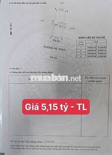 💥 Lô đất vàng N3 – sát trường học, gần Quốc Lộ 1K – giá tốt đầu tư!