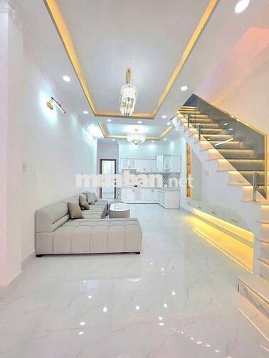 Nhà Đẹp 1 Lầu – Mặt Tiền Kinh Doanh – Xe Hơi Tới Nhà –Nhà Bè Gần Quận