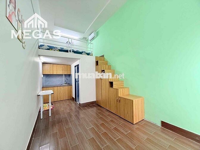 DUPLEX VỚI GÁC LỬNG ĐỨNG - FULL NỘI THẤT - GẦN NTTU