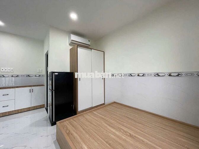 Studio Ban Công, 30m2 Nơ Trang Long, Bình Thạnh, gần VLU cs3