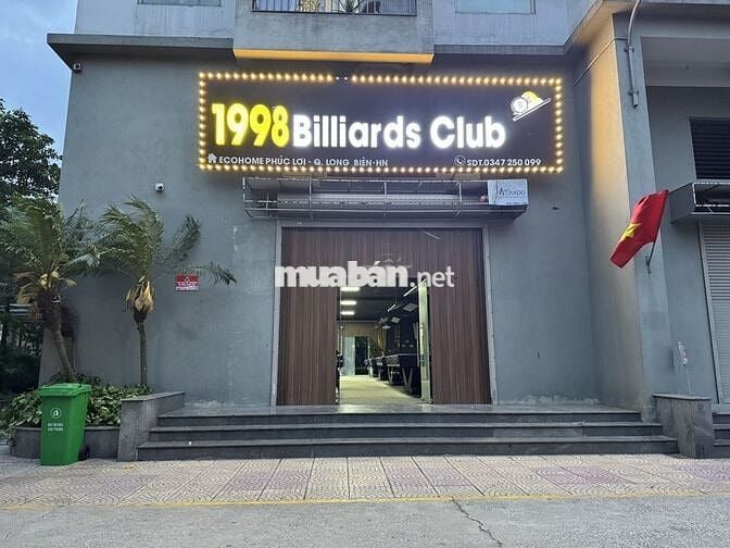 Sang nhượng quán Billiards tâm huyết