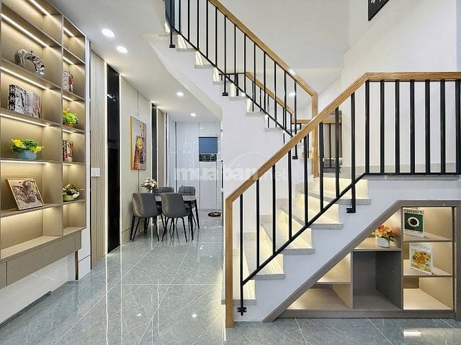 ⭐️Nhà tuyệt đẹp CAO CẤP hẻm xe hơi 1 trục Đường Số 9, P9, Q.Gò Vấp.