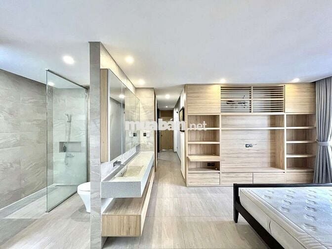 1PN Bếp Riêng+ Phòng Thay Đồ, 45m2 Full Nội Thất Thiết Kế có Gu