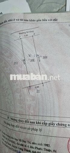 100m Đường bưng cơ Lộc An Long Thành giá rẻ nhất khu vực
