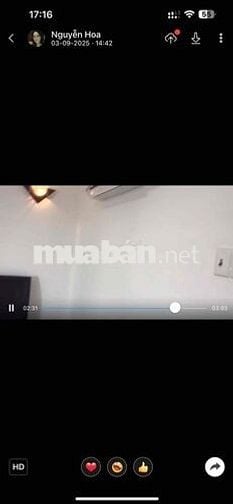 Cho thuê chung cư chính chủ. Dt 70m2 2pn,2vs. có ban công bếp khách