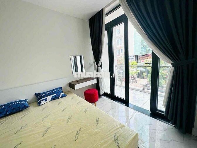 CHO THUÊ CĂN 1 PHÒNG NGỦ BAN CÔNG 40M2_FULL NT MÁY GIẶT RIÊNG QUẬN 4