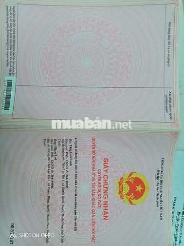 Bán lô đất mặt tiền đường quốc lộ 1a gần ngã ba xuống Cảng Cà Ná
