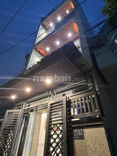Cách MT Phạm Thế Hiển. 10 căn nhà. P5Q8. Nhà mới ở liền 4PN