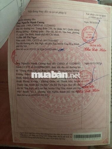 Cần bán gấp căn nhà tổ 2 yên nghĩa, Hà Đông.
