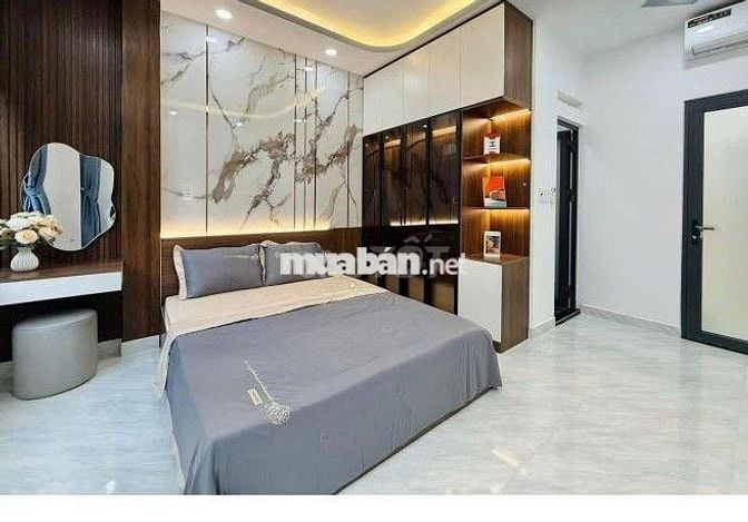 Bán nhà SỔ HỒNG RIÊNG 3lầu+ sân thượng hẻm nhựa 8m