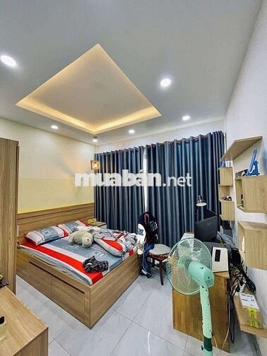 100m2 nở hậu 4m 4 tầng hẻm xe hơi Trường Sa Sổ đẹp không lộ giới