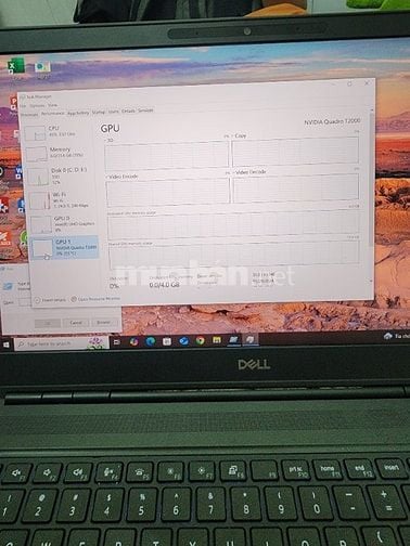 Bán Dell Precision 7550 – i7/32GB/1TB/T2000 , cá nhân bán máy