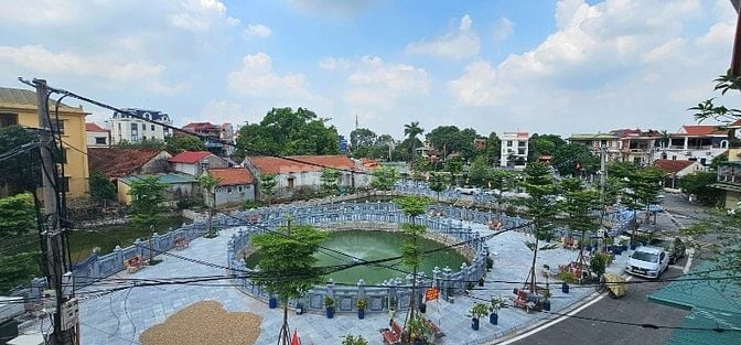 NHÀ 2 TẦNG TẠI TRUNG TÂM XÃ, Ô TÔ, DÂN CƯ ĐÔNG ĐÚC, VĂN MINH.