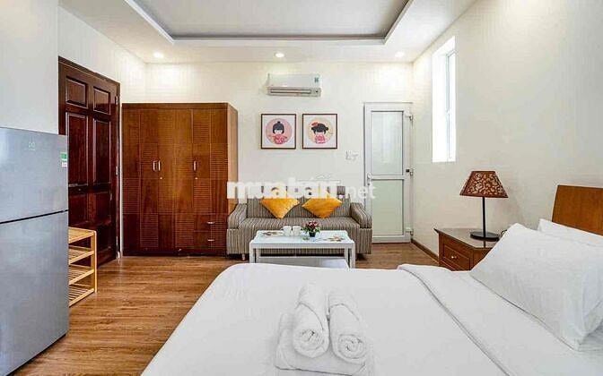CHDV 1 PHÒNG NGỦ TÁCH BẾP FULL NỘI THẤT NGAY PHỐ NHẬT THÁI VĂN LUNG QU