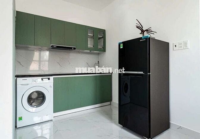 CHUNG CƯ MINI FULL NỘI THẤT BAN CÔNG LỚN MÁY GIẶT RIÊNG PHƯỜNG 5 GÒ TÉ