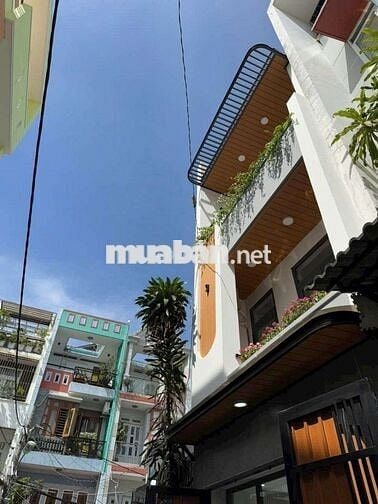 NHÀ ĐẸP 3 TẦNG HẺM XE HƠI THÔNG - 50M2 P16 GÒ VẤP -  SỔ ĐẸP - GIÁ TỐT
