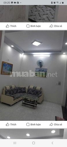 Bán nhà đúc 1 trệt, 1 lầu, hẻm thông đg 59P14 GV giá 2,9 Tỷ