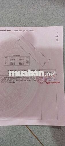 Đất Lộc An - Đất Đỏ- Gần Bờ Biển
Diện tích: 7x20 (140m2 full thổ cư):