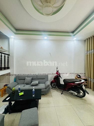 Nhà 4 x 11 đúc 1 trệt 1 lầu hẻm xe hơi phan Huy ích phường 14 gò vấp 