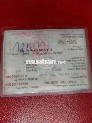 Xe biển số TP HCM 54V2 1560 , giấy tờ đầy đủ