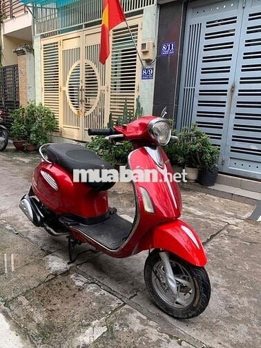 Vespa 50cc 2019 đỏ Zin100% SD19000km bs.tphcm