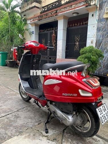 Vespa 50cc 2019 đỏ Zin100% SD19000km bs.tphcm