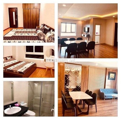Cho thuê chung cư Ruby 2PN căn góc 80m2 full nội thất đẹp