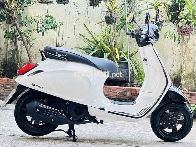 VESPA PRIMAVERA 125CC TRẮNG ĐEN SPORTY 2015