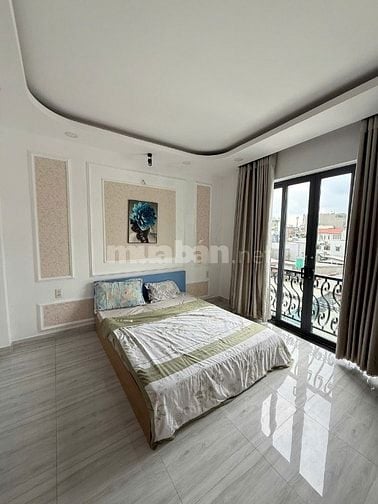 CHO THUÊ NHÀ 4 TẦNG ĐÀY ĐỦ NỘI THẤT HẺM Ô TÔ HUỲNH VĂN NGHỆ Q.TÂN BÌNH