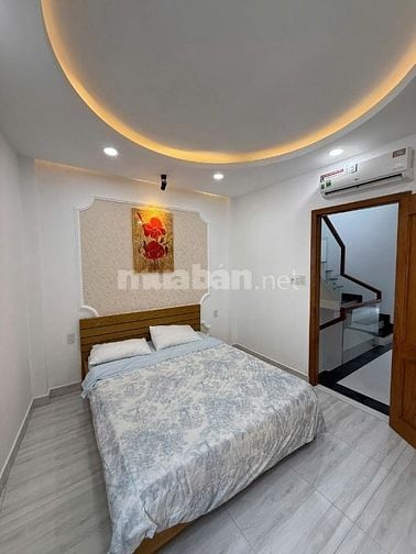 CHO THUÊ NHÀ 4 TẦNG ĐÀY ĐỦ NỘI THẤT HẺM Ô TÔ HUỲNH VĂN NGHỆ Q.TÂN BÌNH