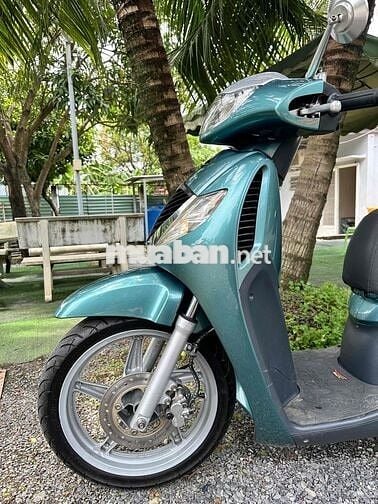 SH Nhập Ý 2007 màu xanh đá xe rin mộc bs 4 số