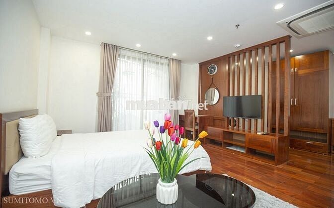 CHO THUÊ CĂN HỘ DỊCH VỤ 1 PHÒNG NGỦ – PHỐ ĐÀO TẤN, GẦN LOTTE CENTER