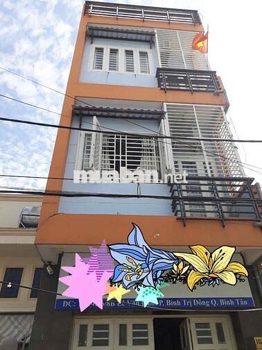 Nhà 4 tầng hẻm 145 Lê Văn Quới, Bình Trị Đông, tphcm