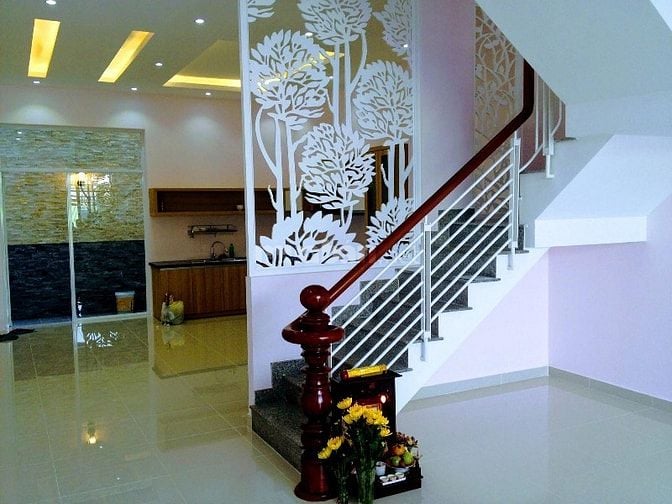 Cho Thuê nhà 5x17,5m 2 lầu sân thượng KDC P5Q
