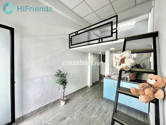 Duplex cho thuê bancol cửa sổ trời thoáng giá rẻ gần lotte mart