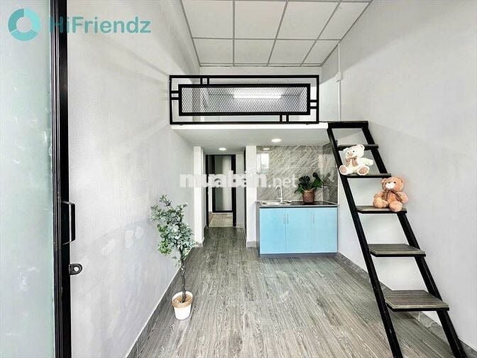 Duplex cho thuê bancol cửa sổ trời thoáng giá rẻ gần lotte mart