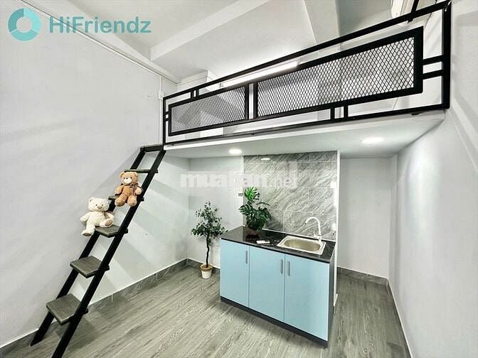 Duplex cho thuê bancol cửa sổ trời thoáng giá rẻ gần lotte mart
