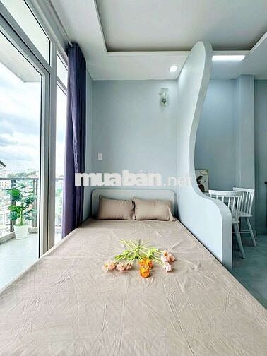 Cho thuê phòng trọ quận 1_Full nội thất_Balcony_Thang máy_Bùi Viện