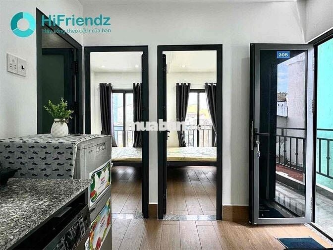 CHUNG CƯ MINI 2 PHÒNG NGỦ / 1WC - TOÀ NHÀ THANG MÁY / MÁY GIẶT RIÊNG