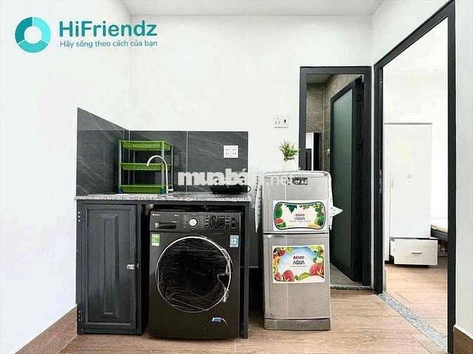 CHUNG CƯ MINI 2 PHÒNG NGỦ / 1WC - TOÀ NHÀ THANG MÁY / MÁY GIẶT RIÊNG