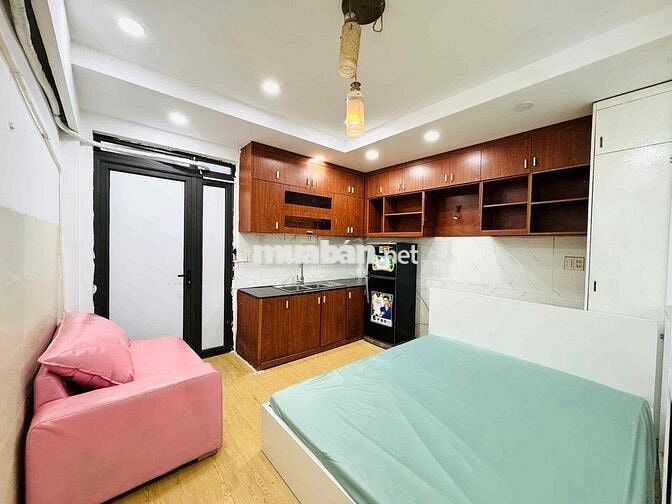 Thuê Căn Hộ 2PN 45m² Nơ Trang Long Gần Đai Học Văn Lang Cơ Sở 3