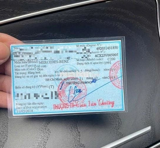 Bán xe Mer C200 12/2018 chính chủ giá 650 triệu