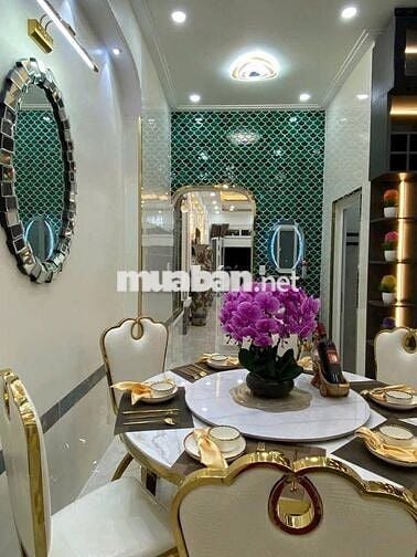 NHÀ MỚI XÂY TẶNG FULL NỘI THẤT CAO CẤP KHU DÂN CƯ TRƯỜNG AN- VĨNH ONG
