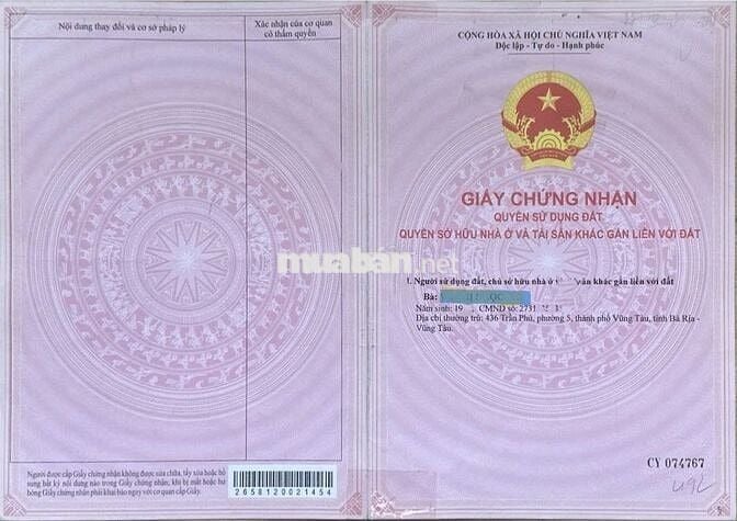Đất 100m² thổ cư, Hẻm đối diện THPT Ngô Quyền, ô tô vào tận nơi
