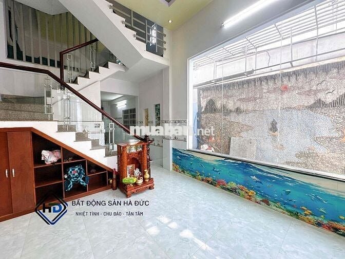 Nhà trệt lửng 2 lầu 4x15 hẻm 6m thông gần trường học