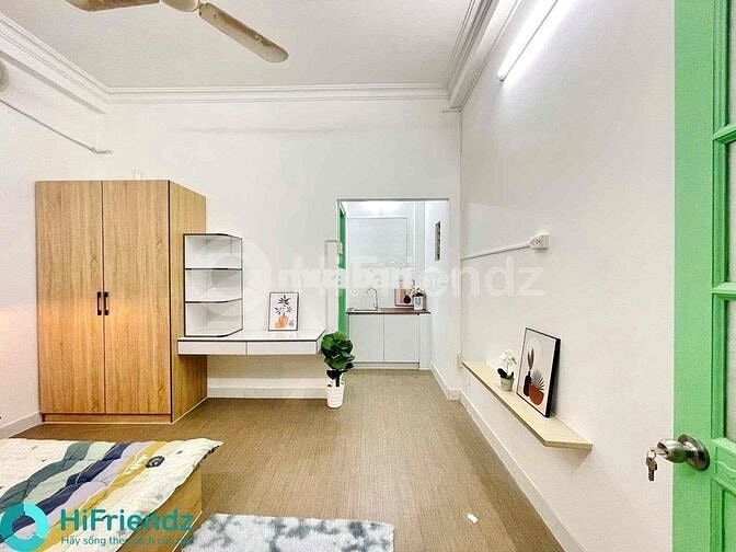 Studio Ban công- 30m2 - Full Nội Thất- Khu Sân Bay - Cv Gia Định
